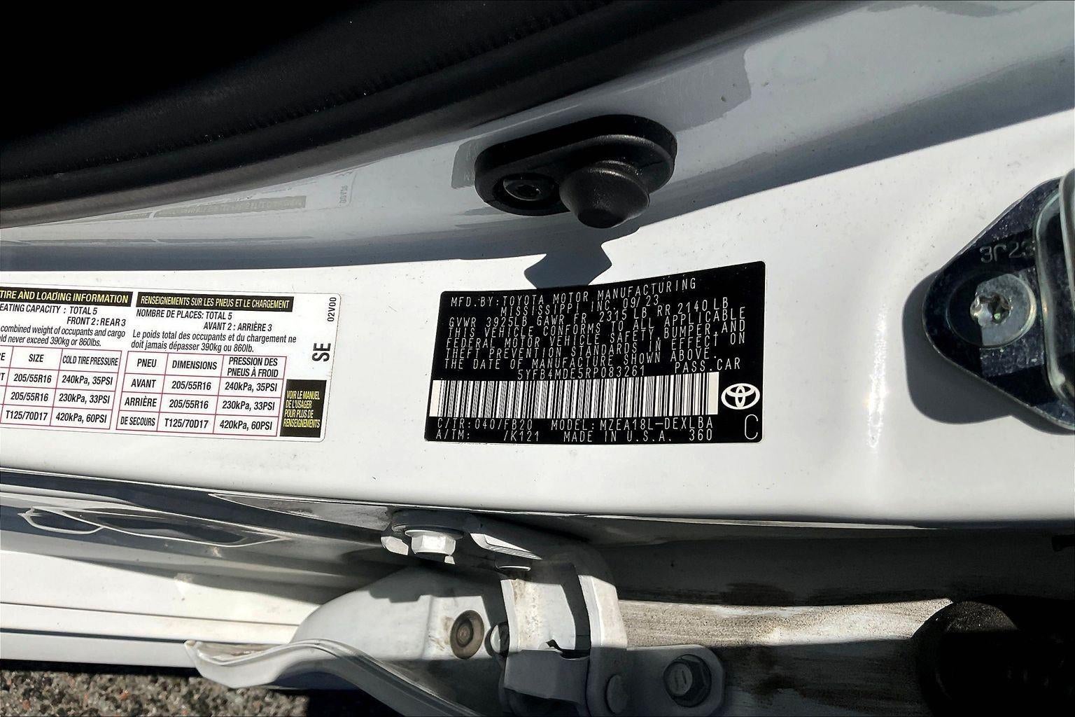 2024 Toyota Corolla LE